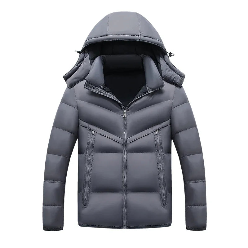 Elegant Thermal Padded Windbreaker Jacket