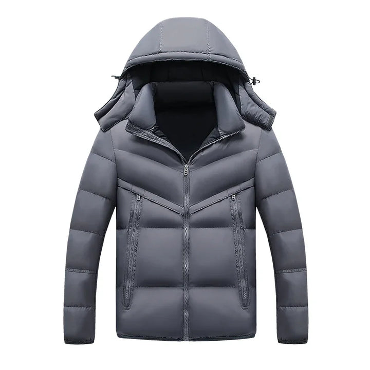 Elegant Thermal Padded Windbreaker Jacket