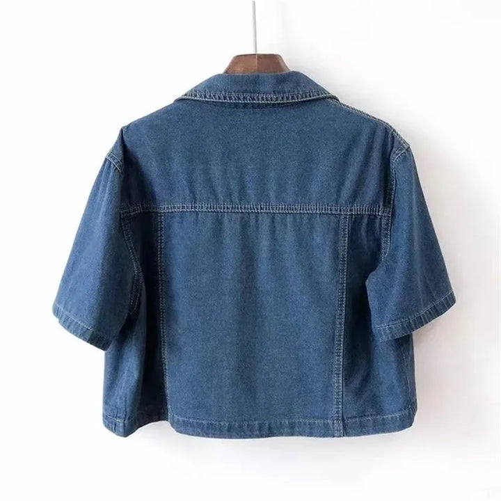 Versatile Short Style Denim Jacket