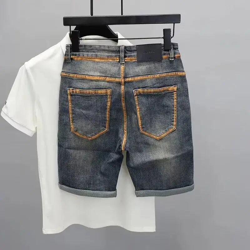 Fashionable Retro Slim Denim Shorts