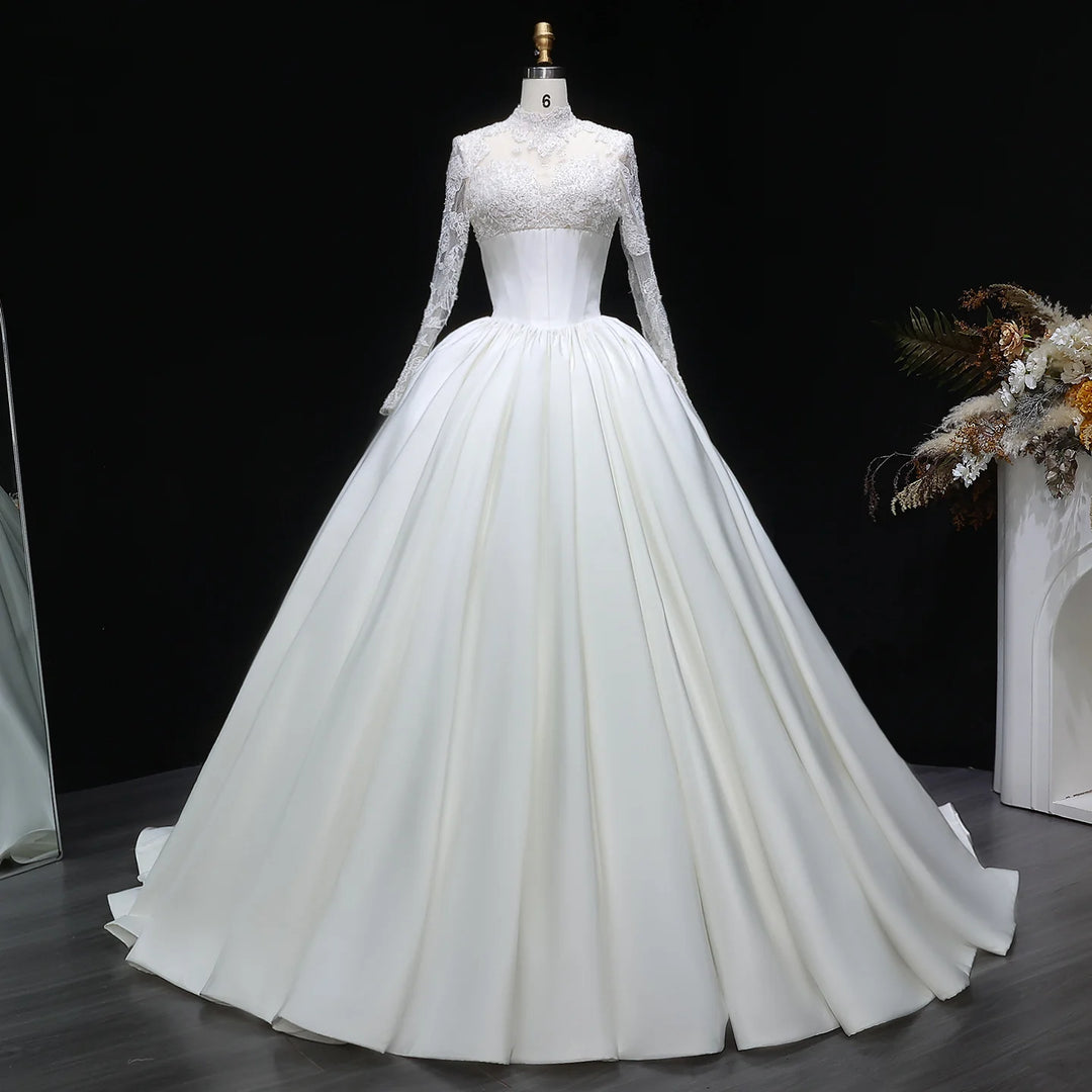Classic High Neck Bridal Couture