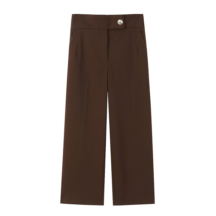 Gorgeous High Waisted Straight Pants