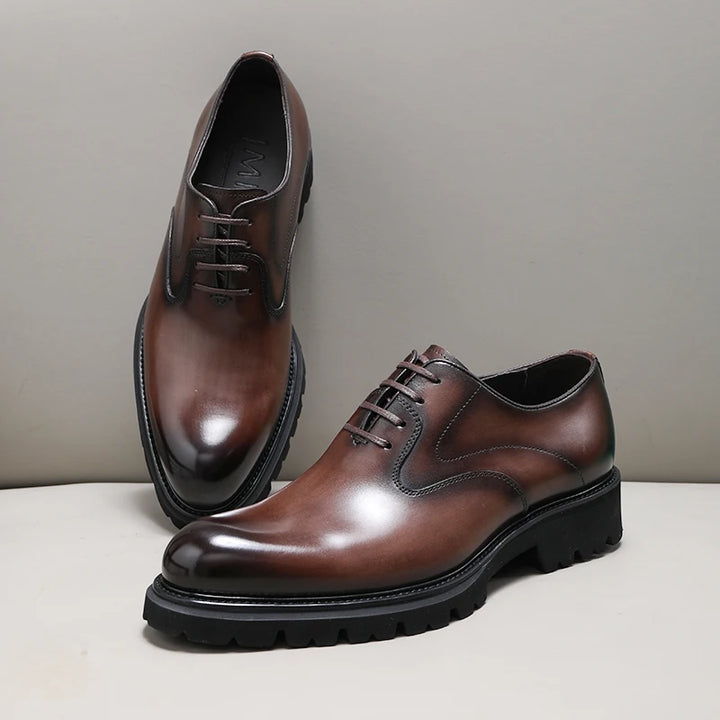 High-end Lace-Up Style Oxford Shoes