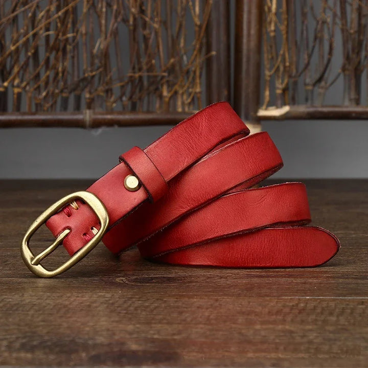 Retro Genuine Leather Adjustable Belt