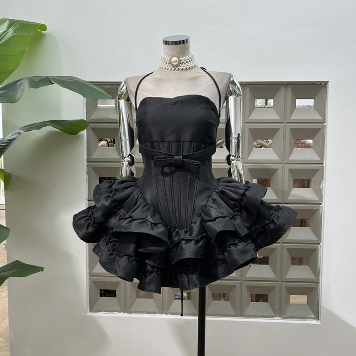 Stunning Halter Neck Mini Dress