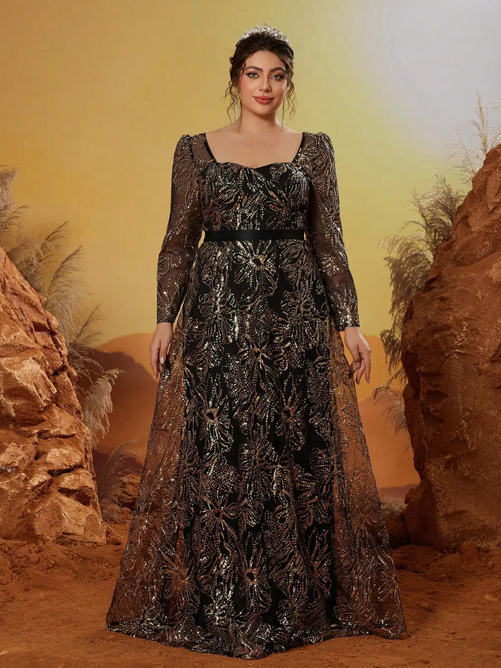 High-end Embroidered Evening Party Dress