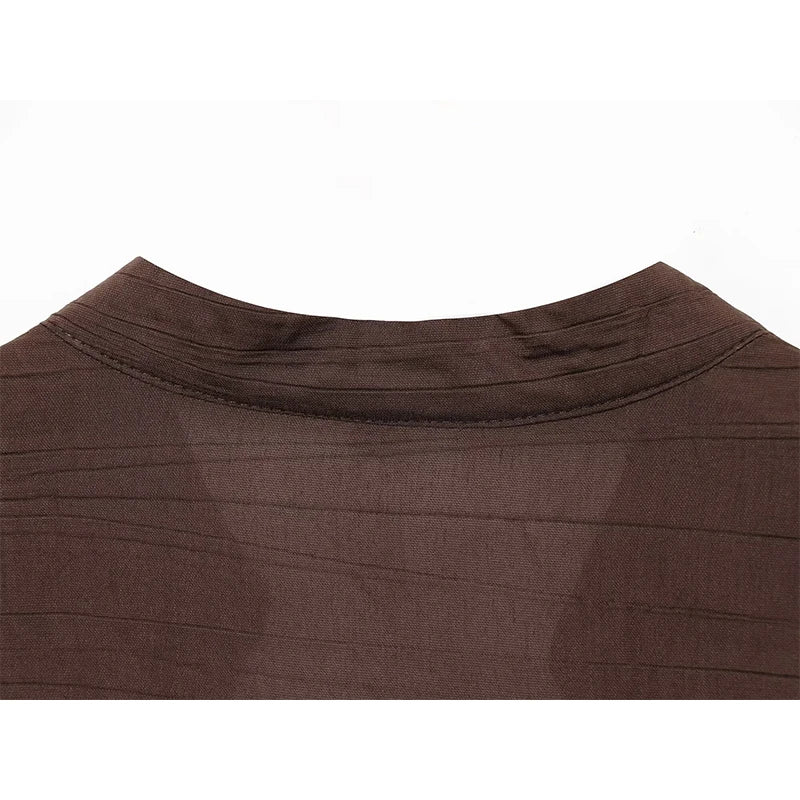 Refined Wide Sleeves Casual Blouse