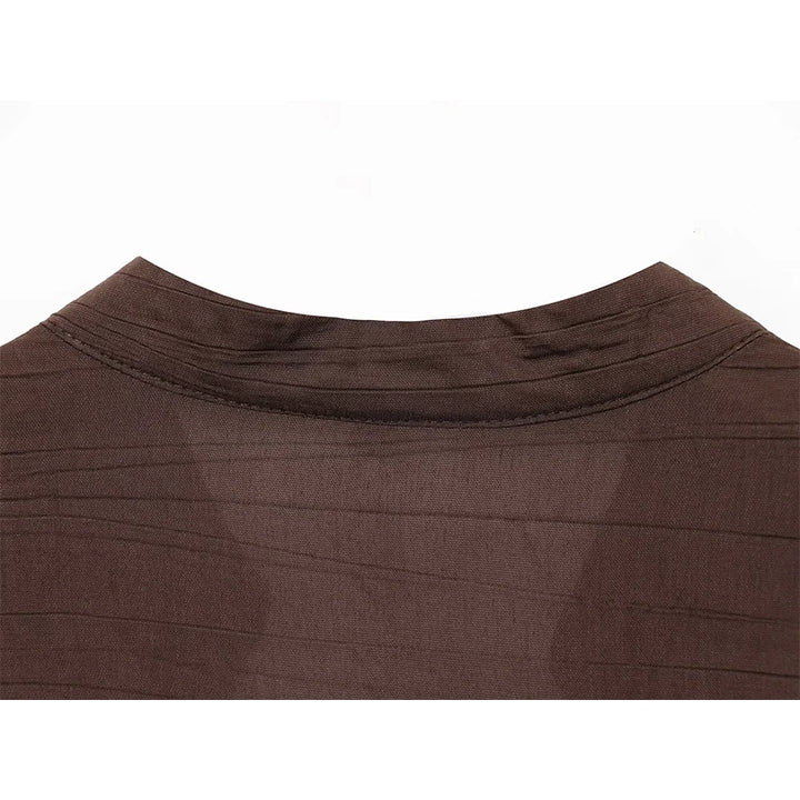 Refined Wide Sleeves Casual Blouse
