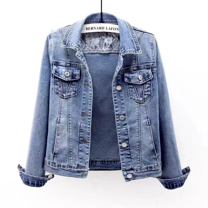 Vintage Long Sleeve Autumn Denim Jacket