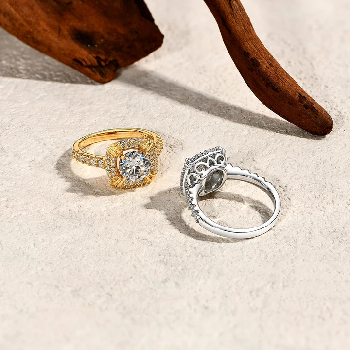 Lavish Lab Diamond Fine Engagement Ring