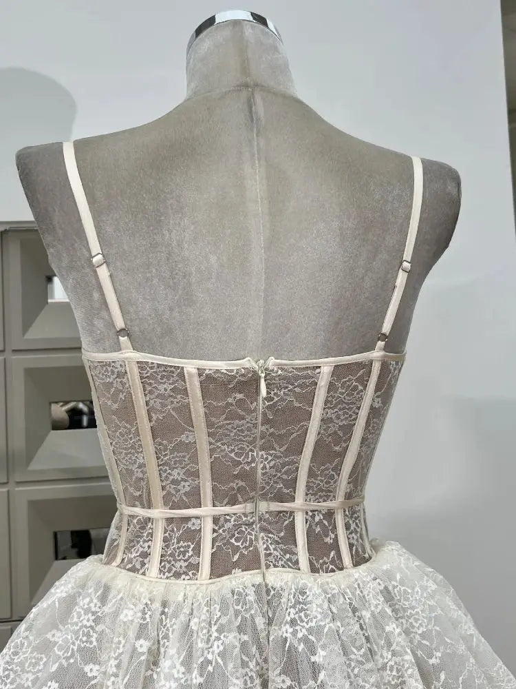 Lovely Short Floral Vest Style Dress
