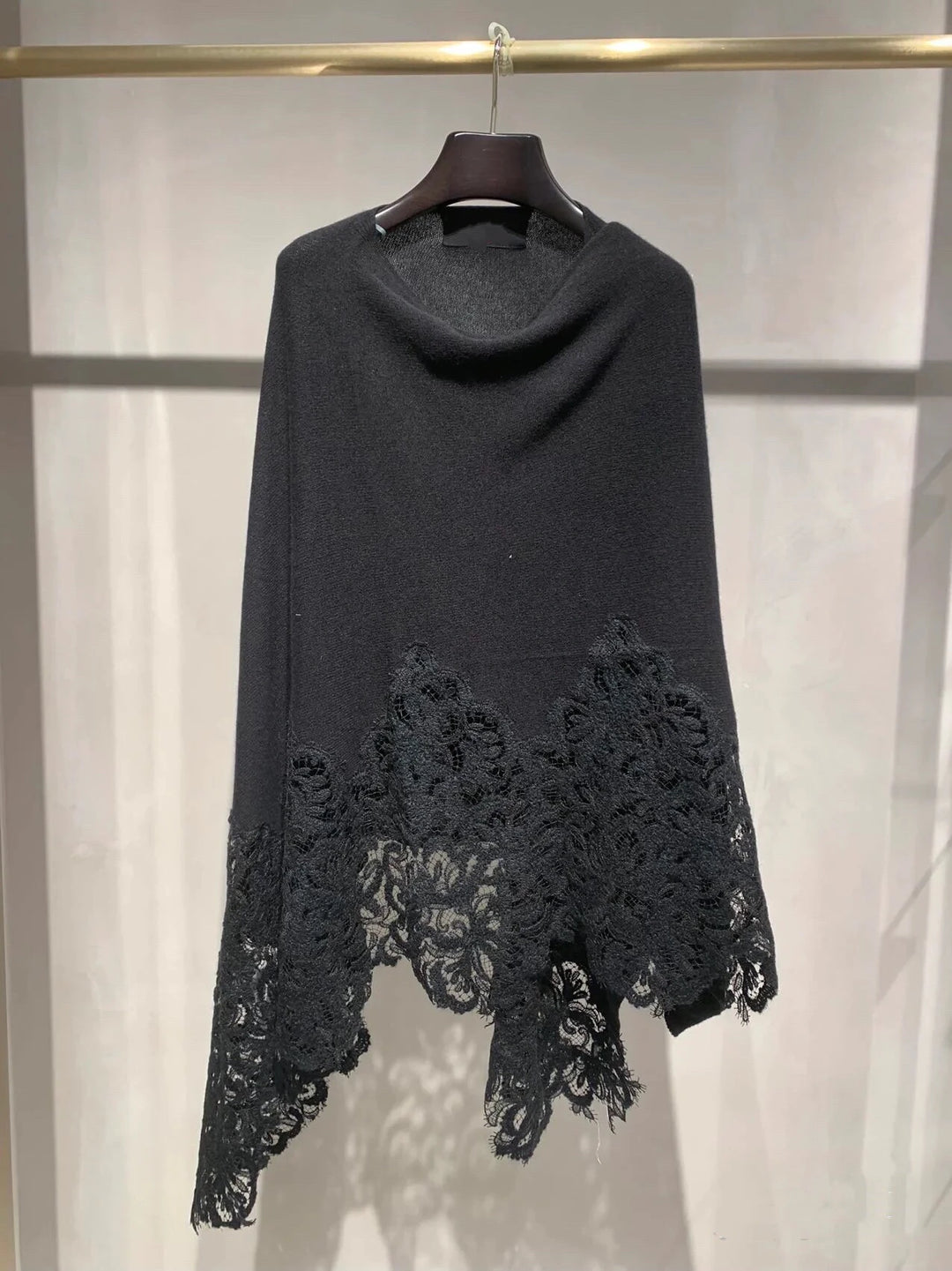 England Style Slash Neck Cashmere Shawl