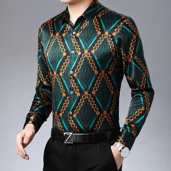 Smooth Silk Dress Shirt