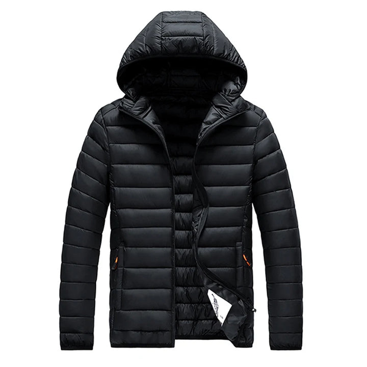 Warm Padded Slick Parka Coat