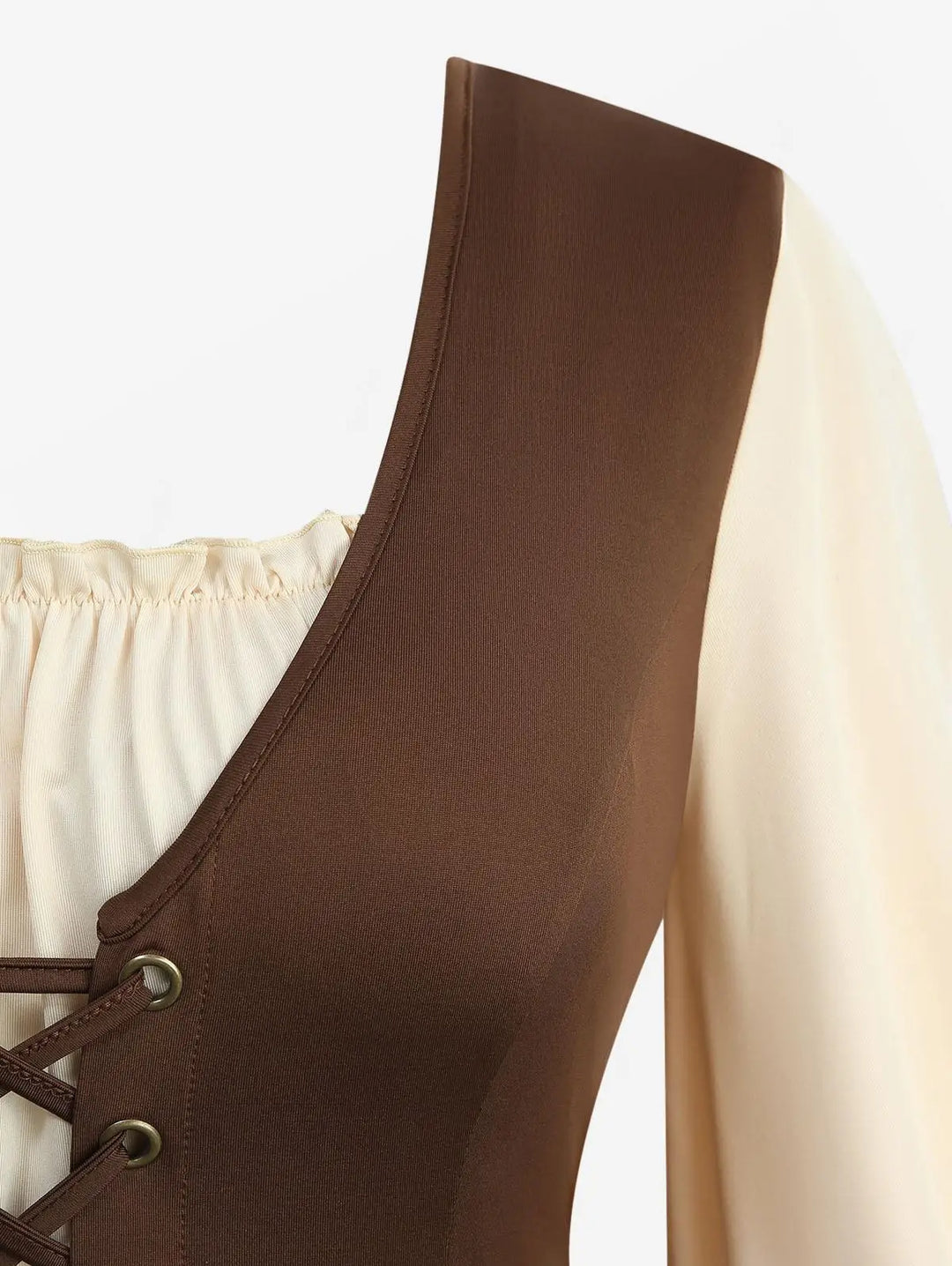 High-Class Flare Sleeves Formal Dress