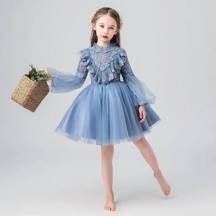 Stunning Long Sleeve Tulle Girl&