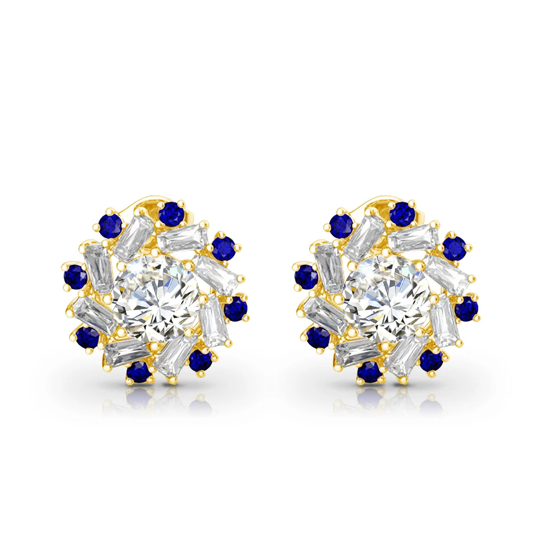 Refined Diamond Moissanite Earrings