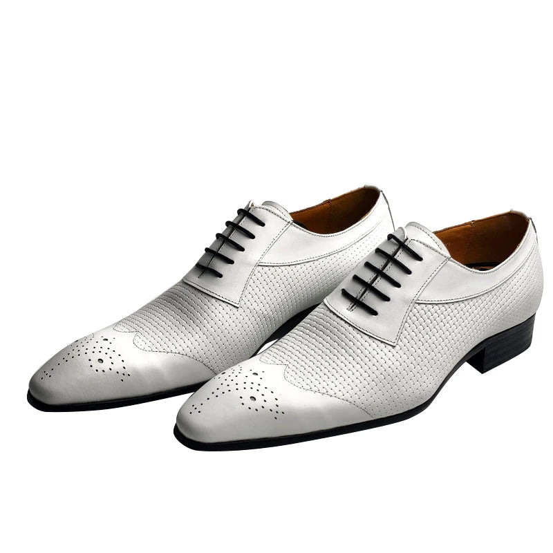 Compilation Printing Men's Oxford Shoes