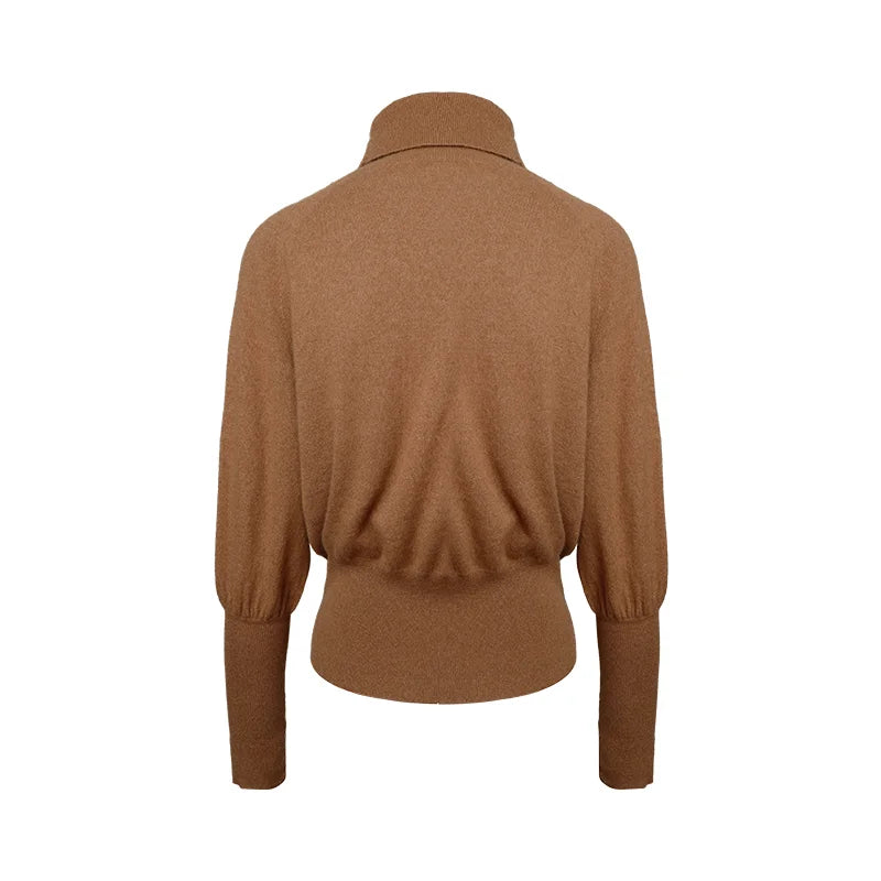 Mock Pocket Turtleneck Sweater