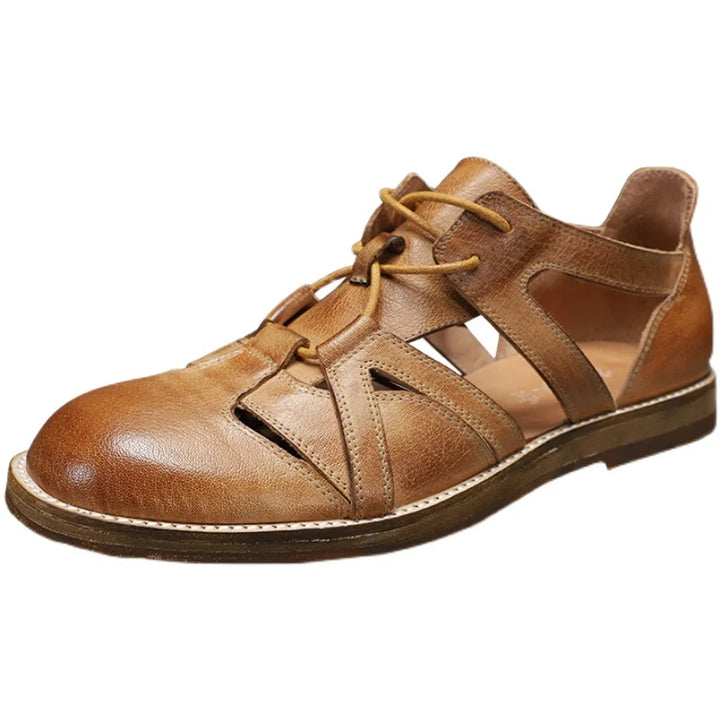 Oil Slick Handcrafted Gladiator Shoes