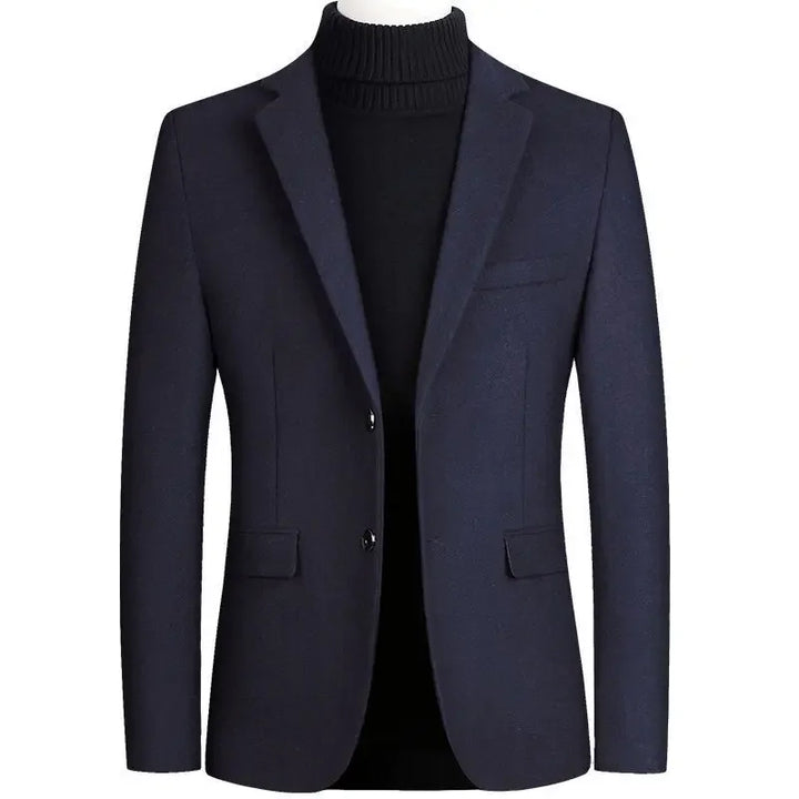 Sophisticated Regular Fit Wool Blazer