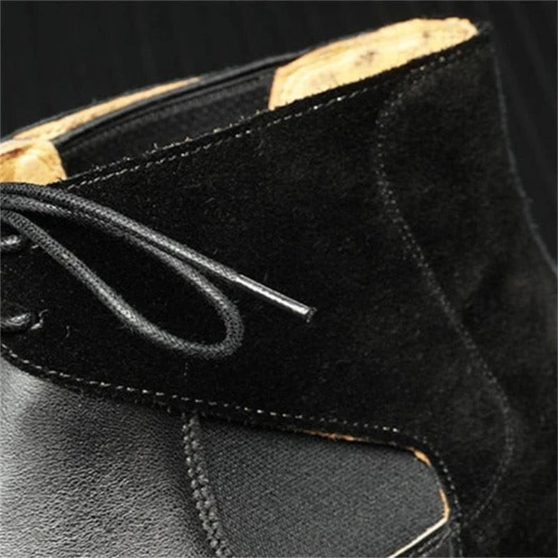 Premium Square Toe Short Chelsea Boots