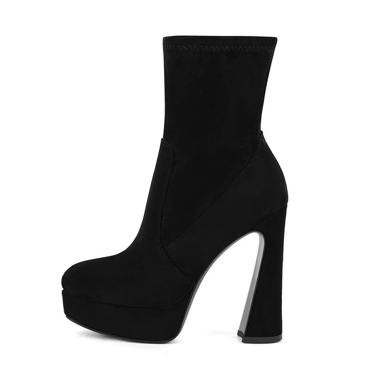 Stunning Zipper Catwalk Ankle Booties