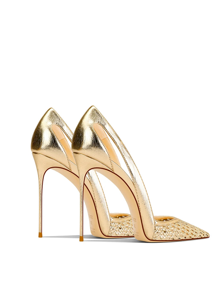 Premium Leather Pointed Stiletto High Heels