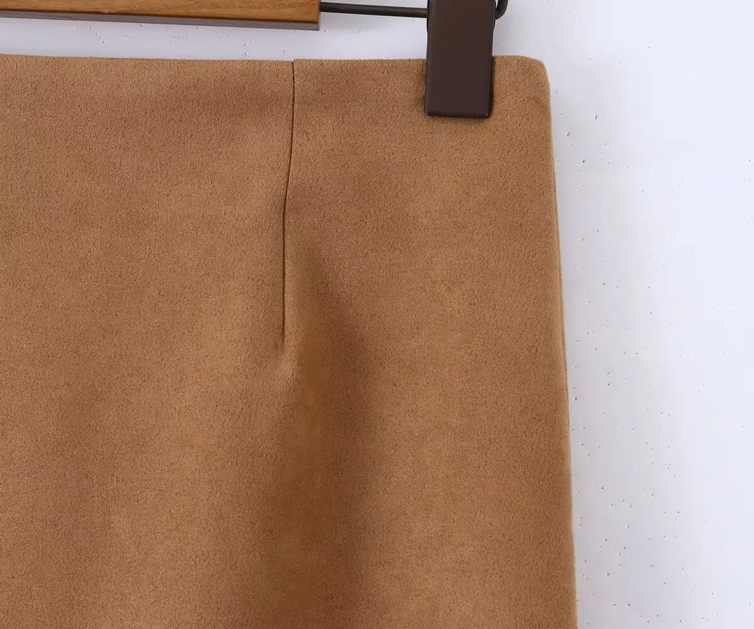 Luxury Hem Slit Pencil Skirt