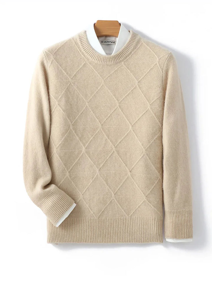 Casual Pure Wool Knitted Sweater