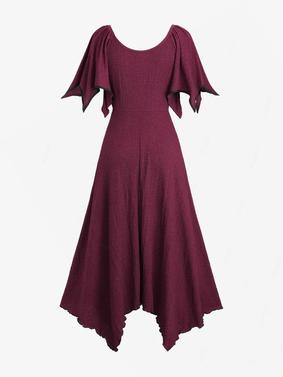 Refined O-ring Waist Cinched Dress