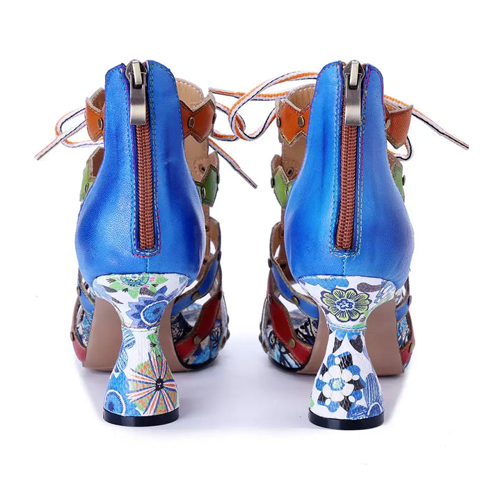 Socofy Raffan High Heeled Sandals