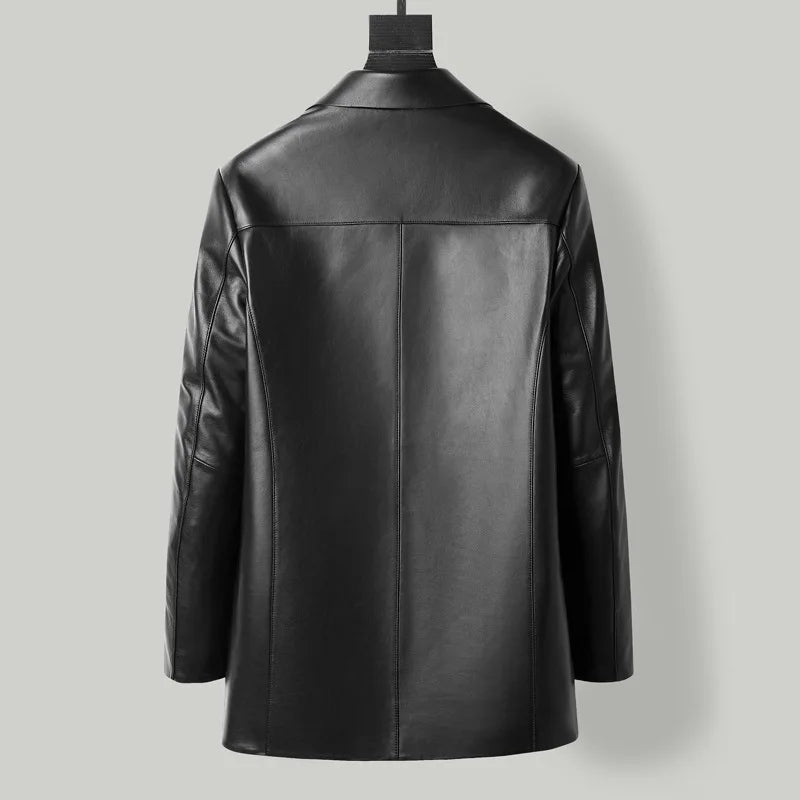 High End Mid-Length Motorcycle Coat