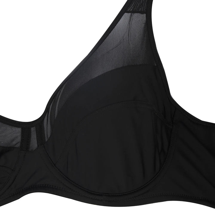 Elegant V-neck Full Coverage Bra