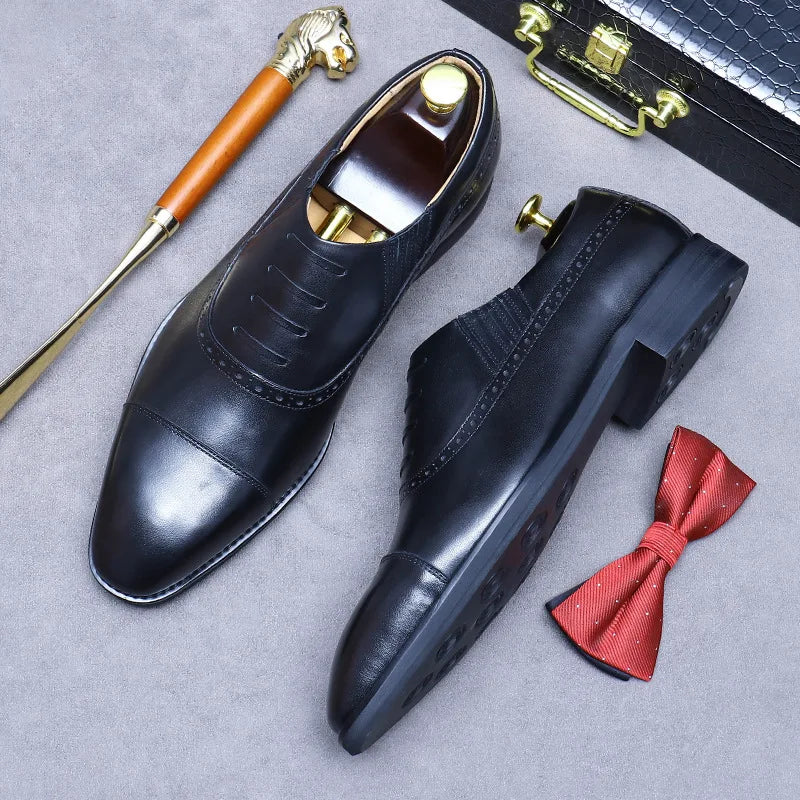 British Style Business Oxford Shoes