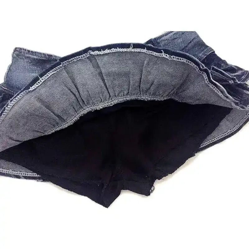 Stylish Denim Micro Mini Skirt