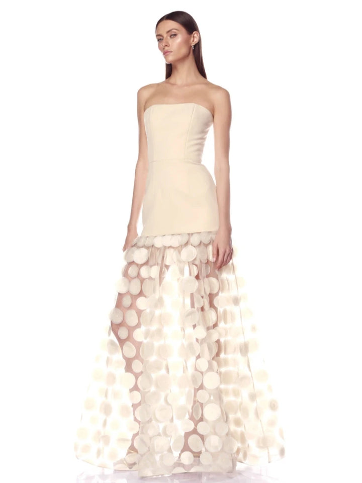 Stunning Polka Dots A-Line Evening Party Dress