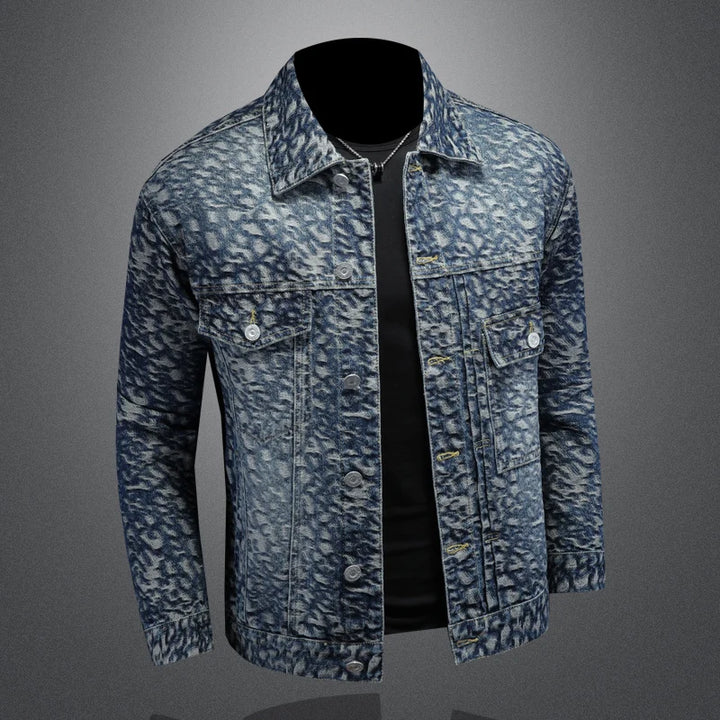 Refined Hip Hop Lapel Denim Jacket