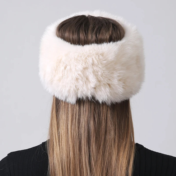 Luxurious Fluffy Fur Elastic Band Hat
