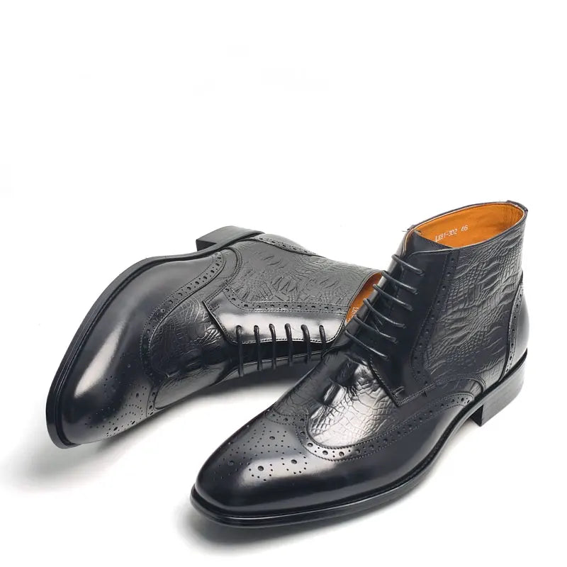 Premium Top Lace Up Trendy Boots