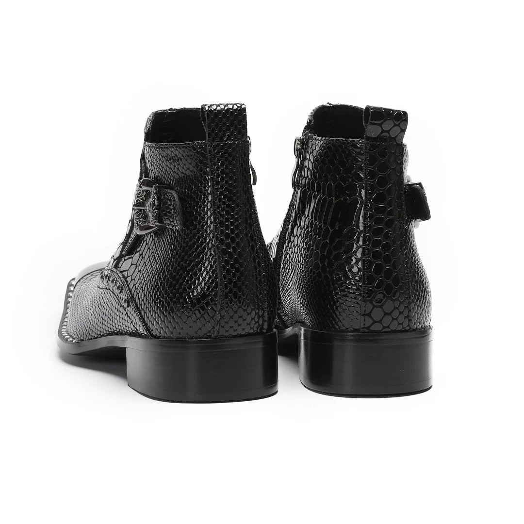 Refined Pointed Toe Zip Ankle Boots