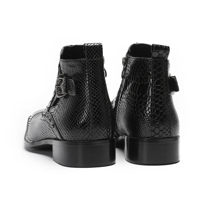 Refined Pointed Toe Zip Ankle Boots