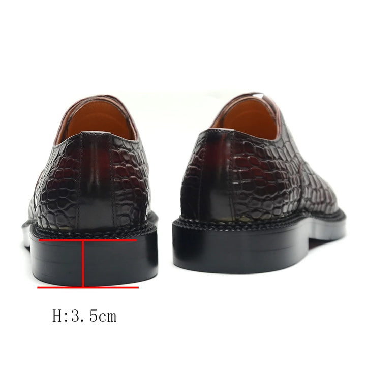 Elegant Patterned Oxfords Shoes