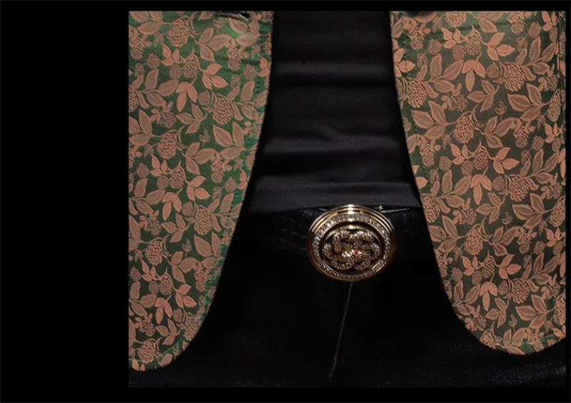 Fancy Printed Slim Fit Blazer