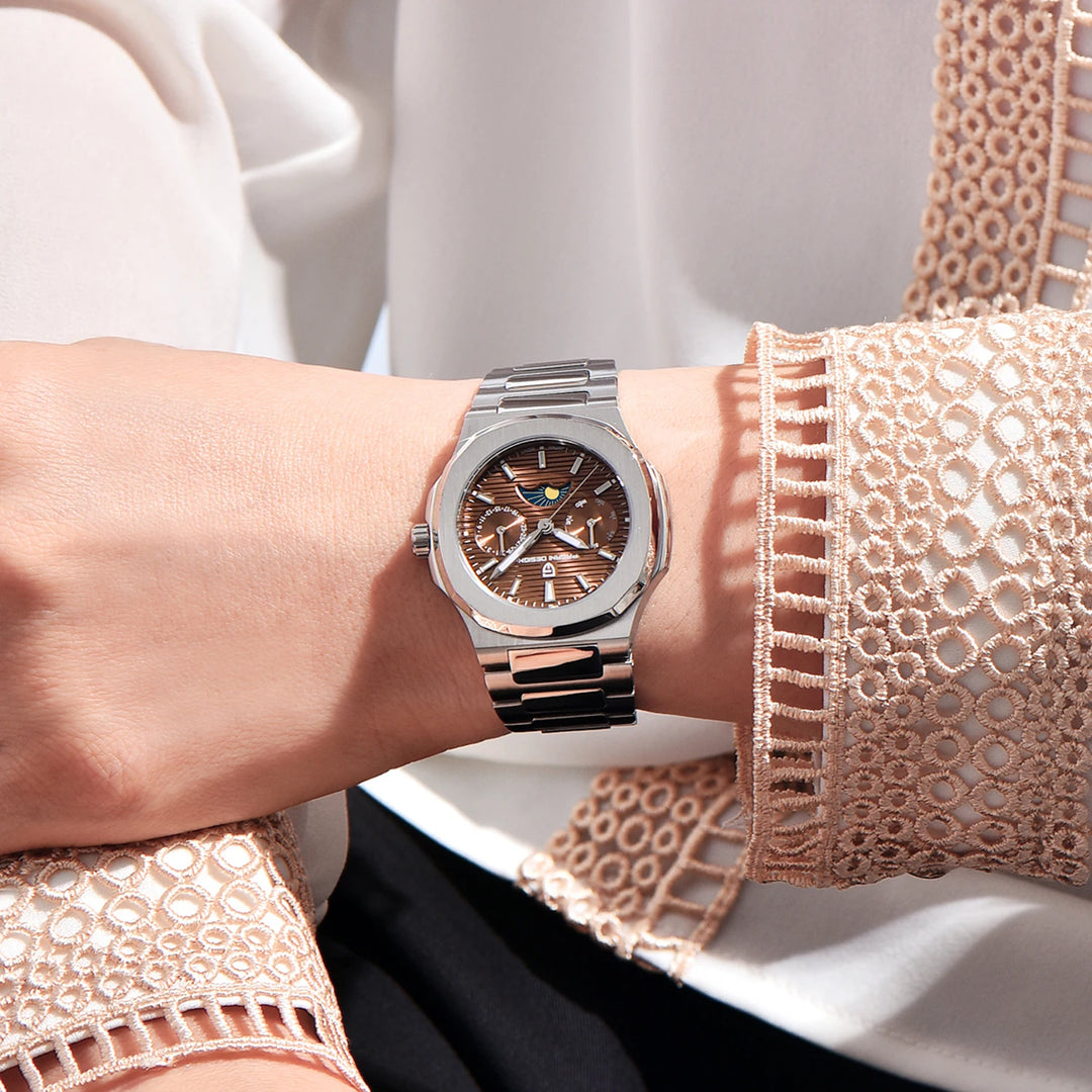Luxury Sapphire Waterproof Wristwatch