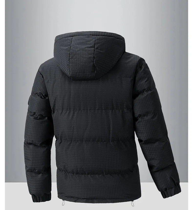 Warm Loose Fit Hooded Parka Jacket