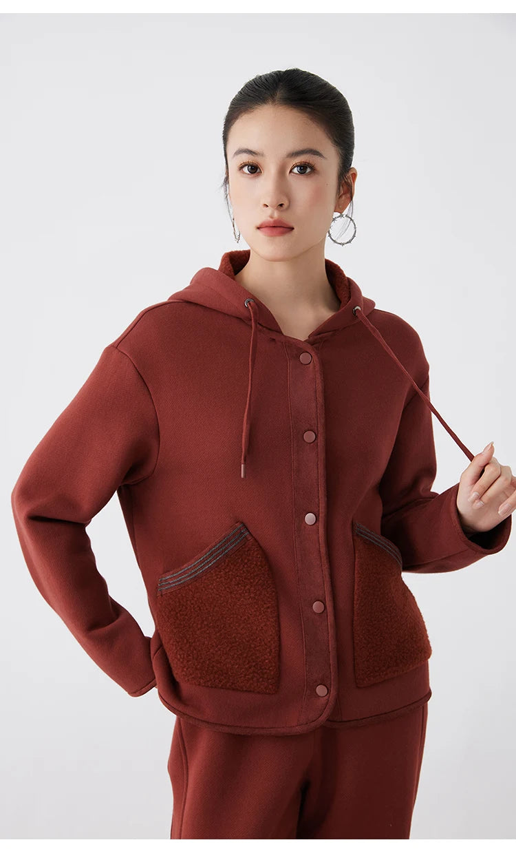 Premium Wool Blend Staple Hoodie