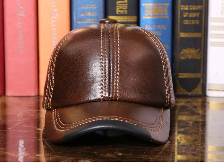 Gorgeous Genuine Leather Sports Cap