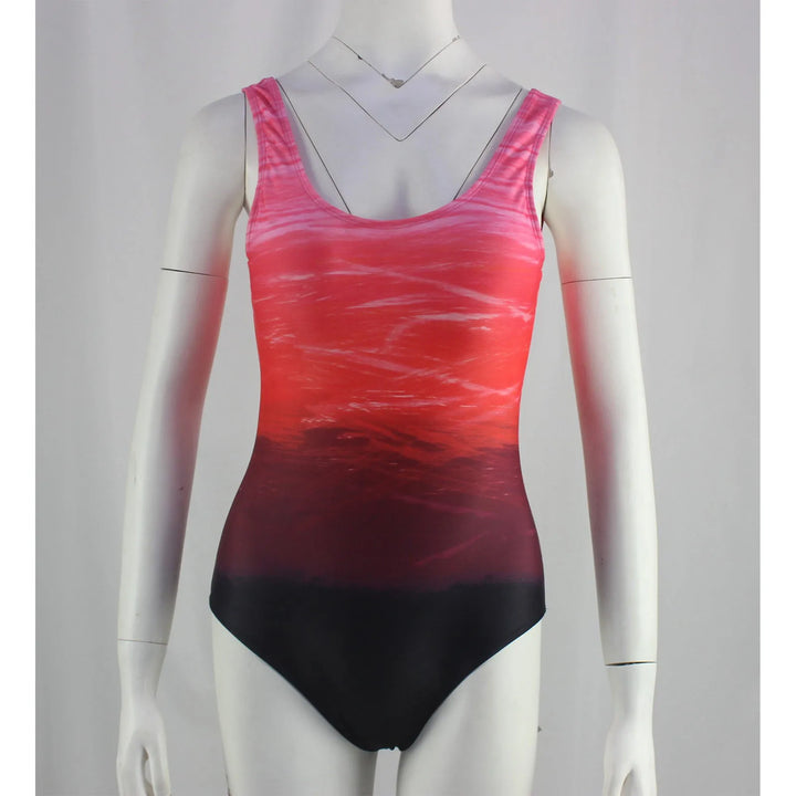 Classic Gradient One Piece Padded Swimwear
