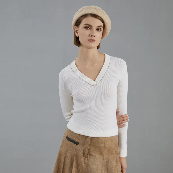 Refined Wool Knitted Jumper